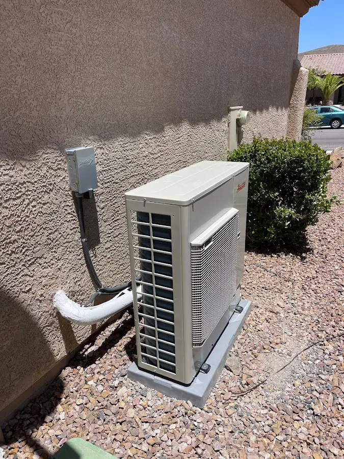Residential air conditioning condenser unit in Ferndale